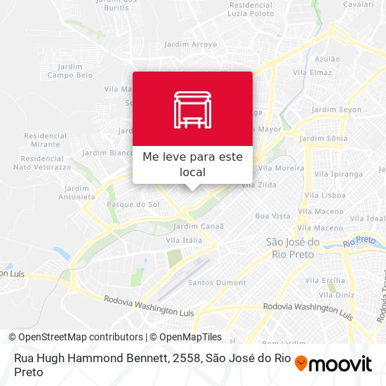 Rua Hugh Hammond Bennett, 2558 mapa