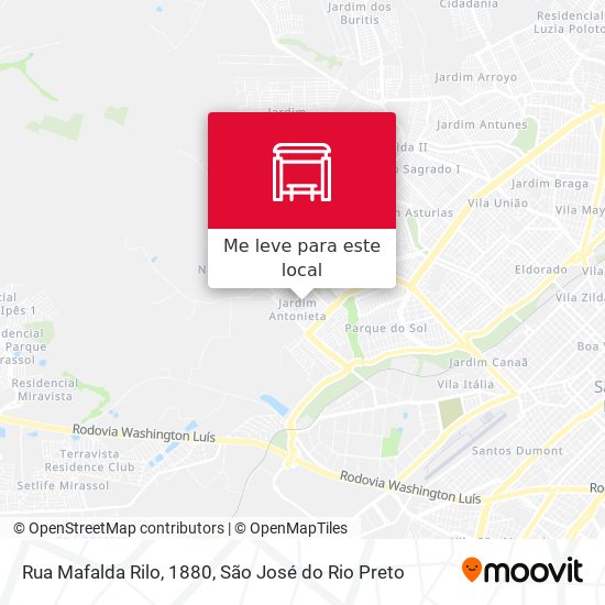 Rua Mafalda Rilo, 1880 mapa
