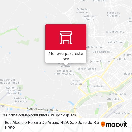 Rua Alaélcio Pereira De Araujo, 429 mapa