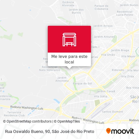 Rua Oswaldo Bueno, 90 mapa
