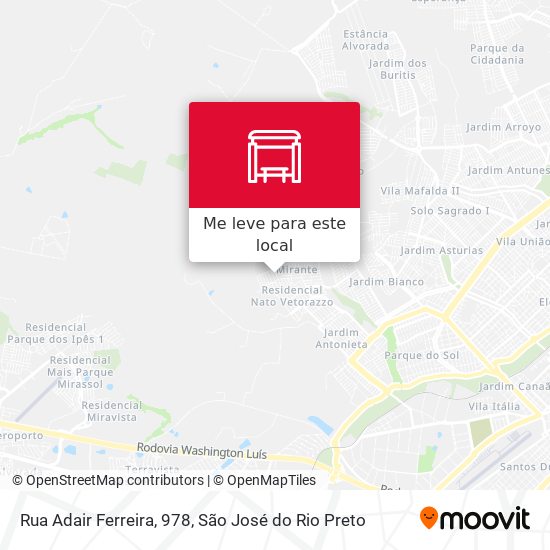 Rua Adair Ferreira, 978 mapa