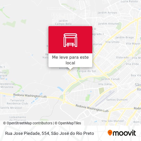 Rua Jose Piedade, 554 mapa