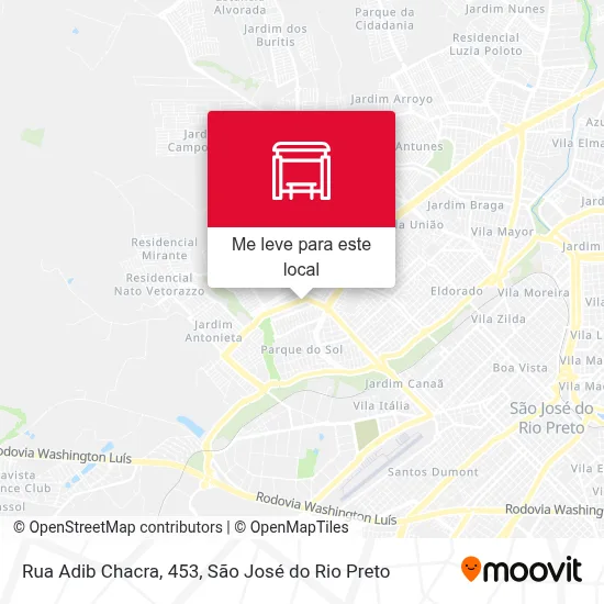 Rua Adib Chacra, 453 mapa