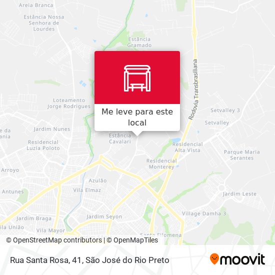 Rua Santa Rosa, 41 mapa