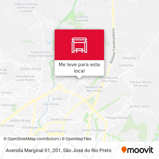 Avenida Marginal 01, 201 mapa