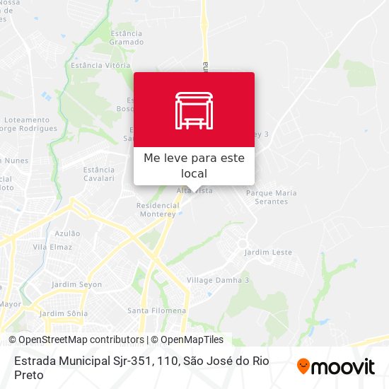 Estrada Municipal Sjr-351, 110 mapa