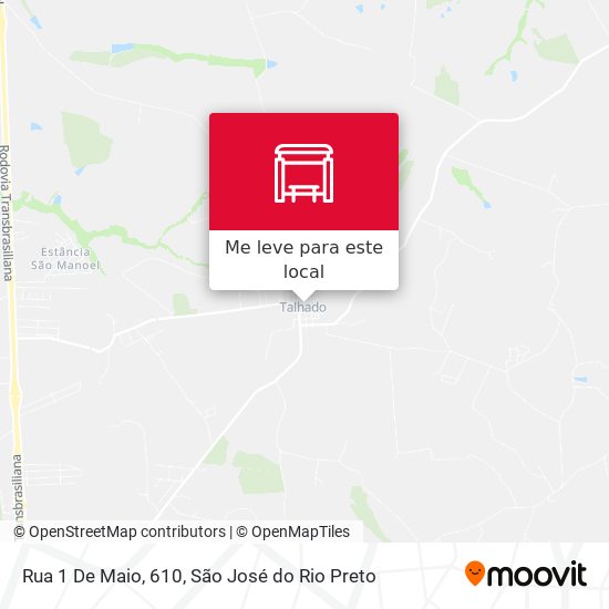 Rua 1 De Maio, 610 mapa