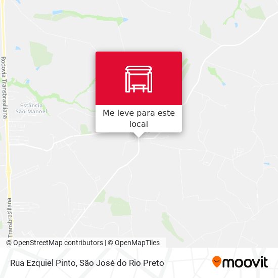 Rua Ezquiel Pinto mapa