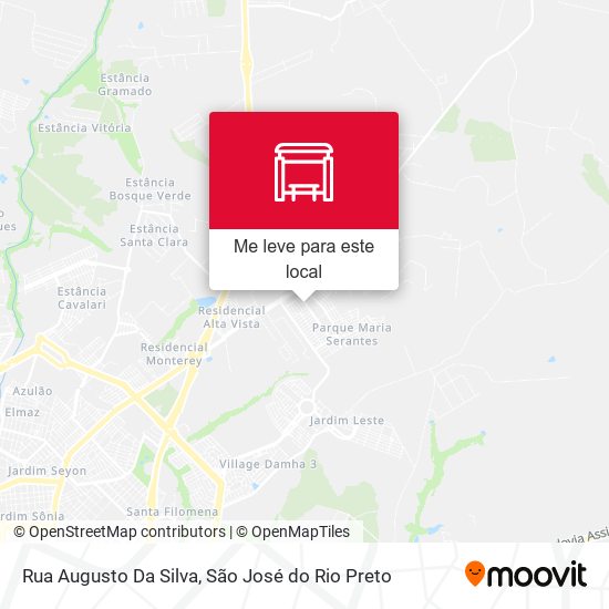 Rua Augusto Da Silva mapa