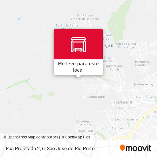 Rua Projetada 2, 6 mapa