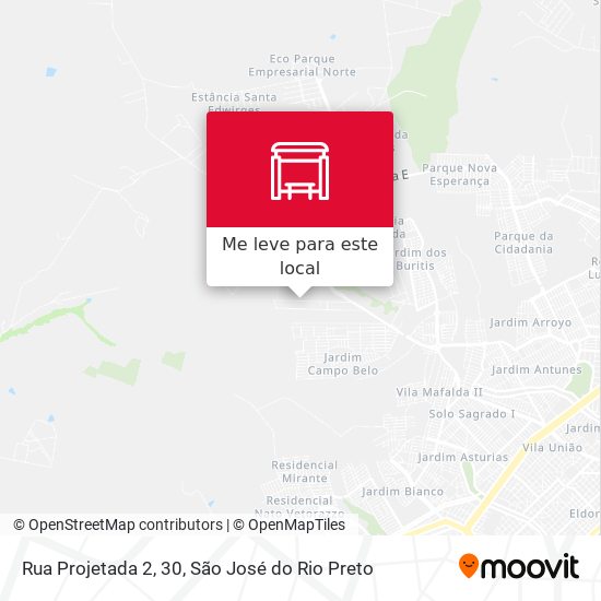 Rua Projetada 2, 30 mapa