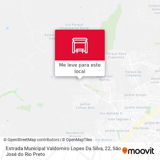 Estrada Municipal Valdomiro Lopes Da Silva, 22 mapa