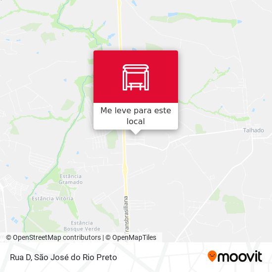 Rua D mapa