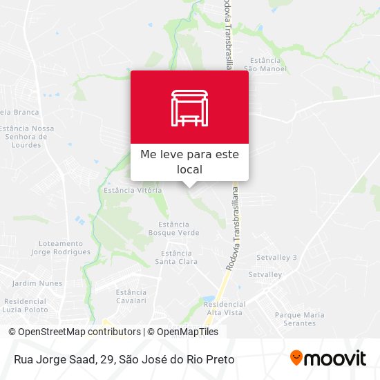 Rua Jorge Saad, 29 mapa