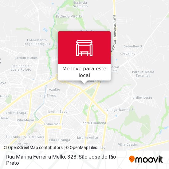 Rua Marina Ferreira Mello, 328 mapa