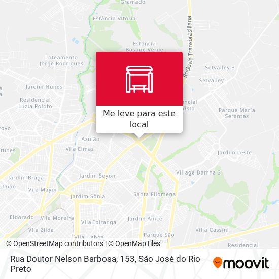 Rua Doutor Nelson Barbosa, 153 mapa