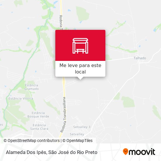 Alameda Dos Ipês mapa