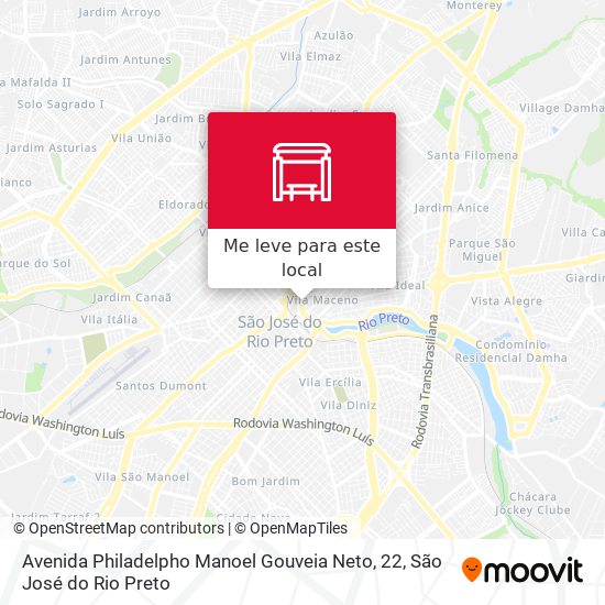 Avenida Philadelpho Manoel Gouveia Neto, 22 mapa