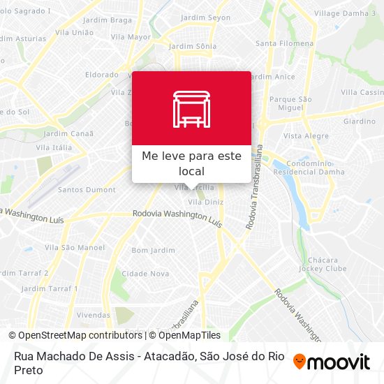 Rua Machado De Assis - Atacadão mapa