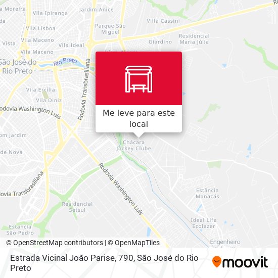 Estrada Vicinal João Parise, 790 mapa