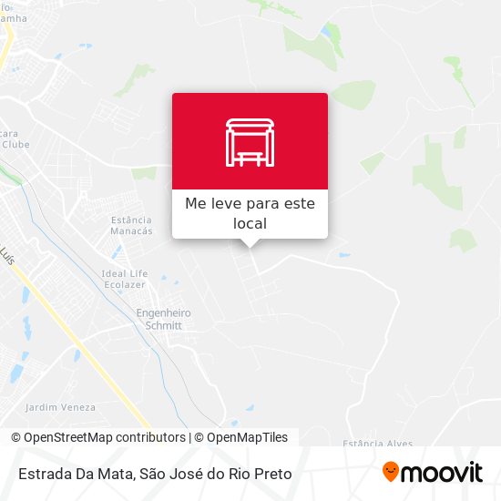 Estrada Da Mata mapa