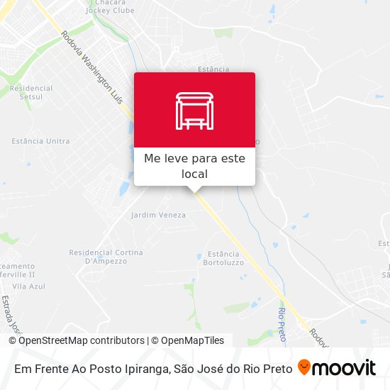 Em Frente Ao Posto Ipiranga mapa