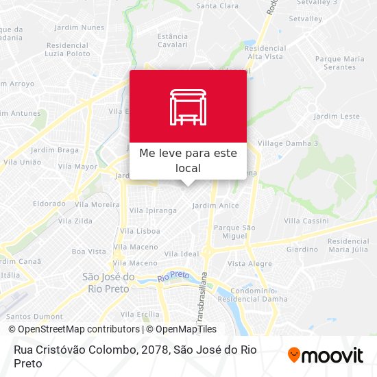 Rua Cristóvão Colombo, 2078 mapa