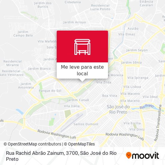 Rua Rachid Abrão Zainum, 3700 mapa