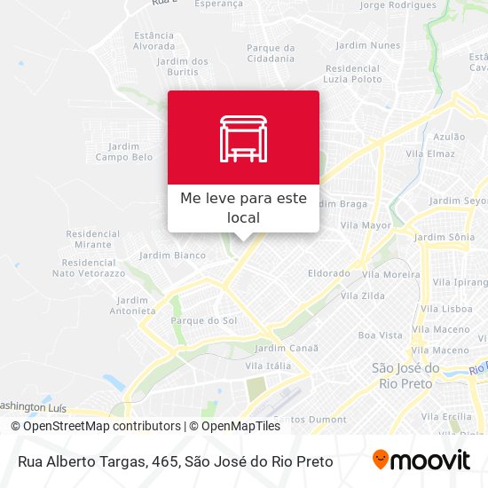 Rua Alberto Targas, 465 mapa