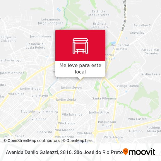 Avenida Danilo Galeazzi, 2816 mapa