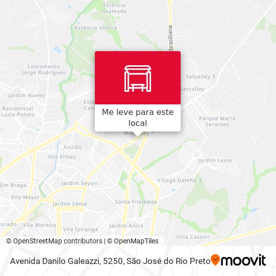 Avenida Danilo Galeazzi, 5250 mapa