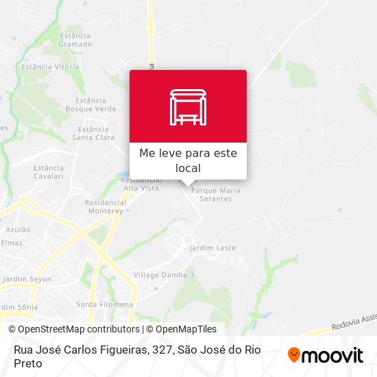 Rua José Carlos Figueiras, 327 mapa