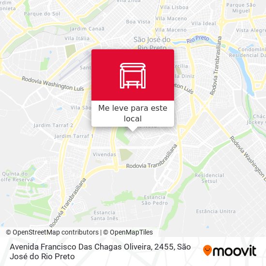 Avenida Francisco Das Chagas Oliveira, 2455 mapa