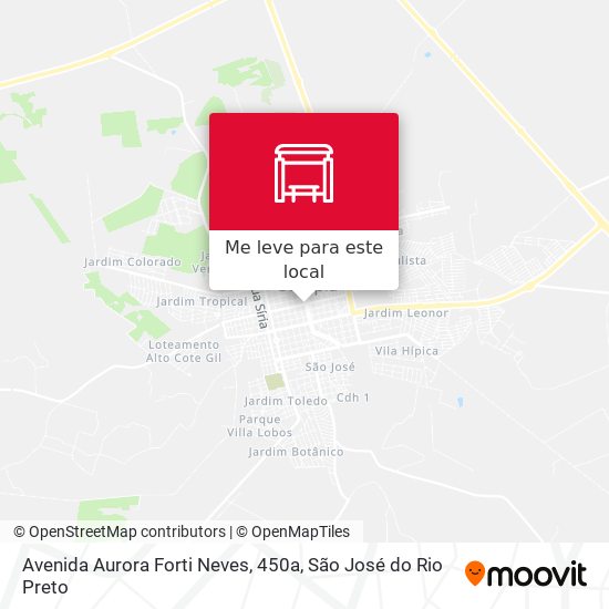 Avenida Aurora Forti Neves, 450a mapa