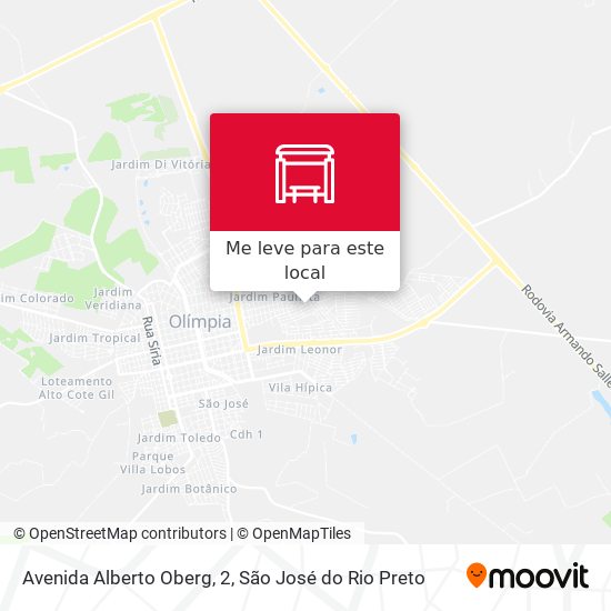 Avenida Alberto Oberg, 2 mapa