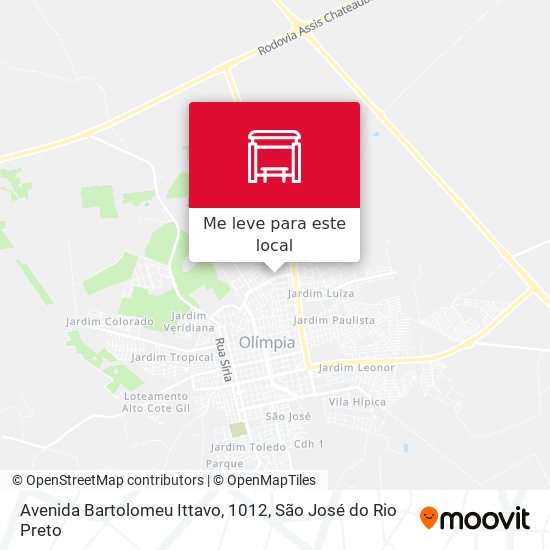 Avenida Bartolomeu Ittavo, 1012 mapa