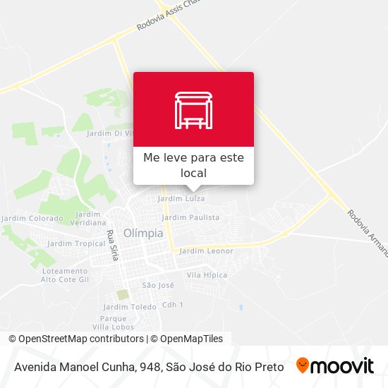 Avenida Manoel Cunha, 948 mapa