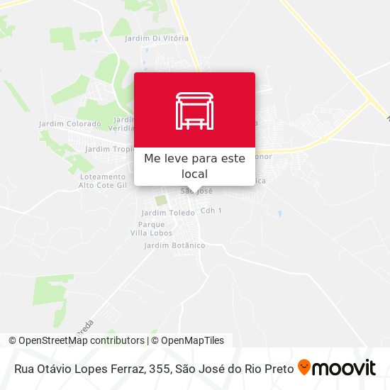 Rua Otávio Lopes Ferraz, 355 mapa