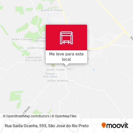 Rua Saída Ocanha, 595 mapa