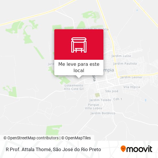 R Prof. Attala Thomé mapa