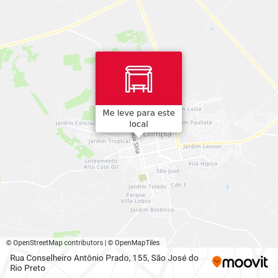 Rua Conselheiro Antônio Prado, 155 mapa