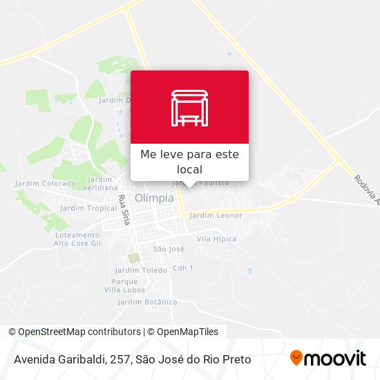 Avenida Garibaldi, 257 mapa
