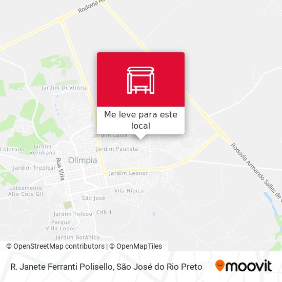 R. Janete Ferranti Polisello mapa