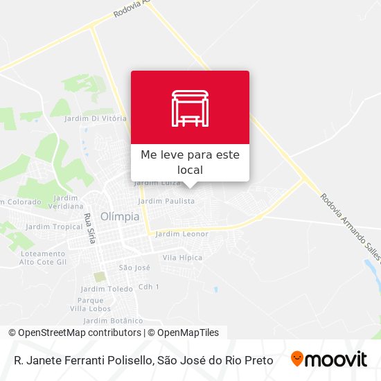 R. Janete Ferranti Polisello mapa