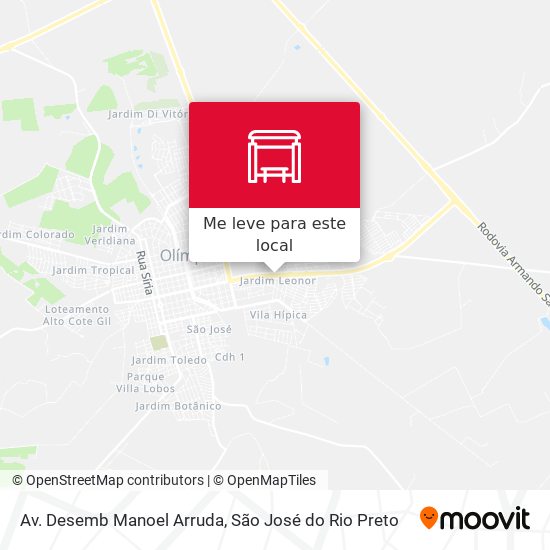 Av. Desemb Manoel Arruda mapa