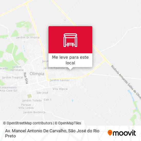 Av. Manoel Antonio De Carvalho mapa