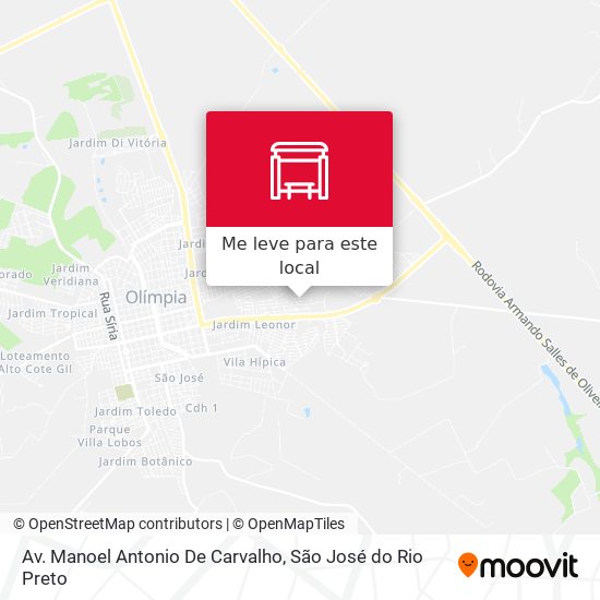 Av. Manoel Antonio De Carvalho mapa