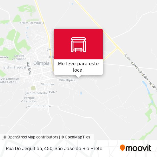 Rua Do Jequitibá, 450 mapa