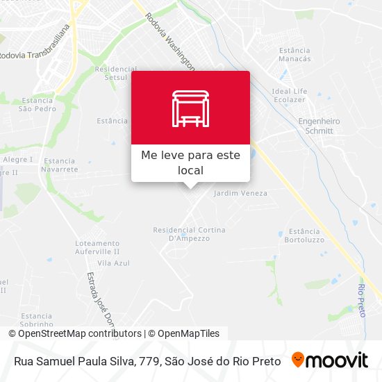 Rua Samuel Paula Silva, 779 mapa