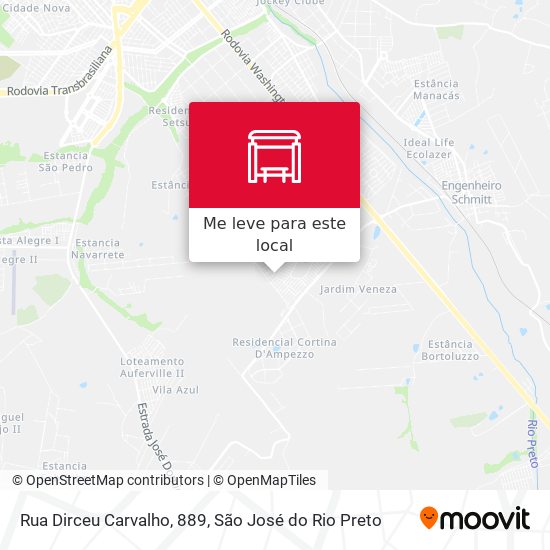 Rua Dirceu Carvalho, 889 mapa